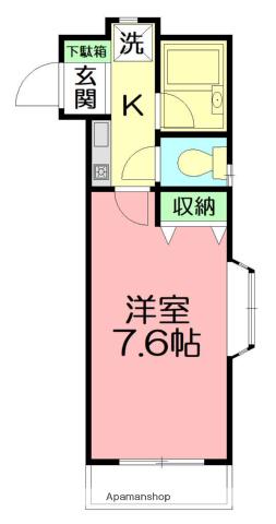 サンリーブ湘南台 1階階 間取り