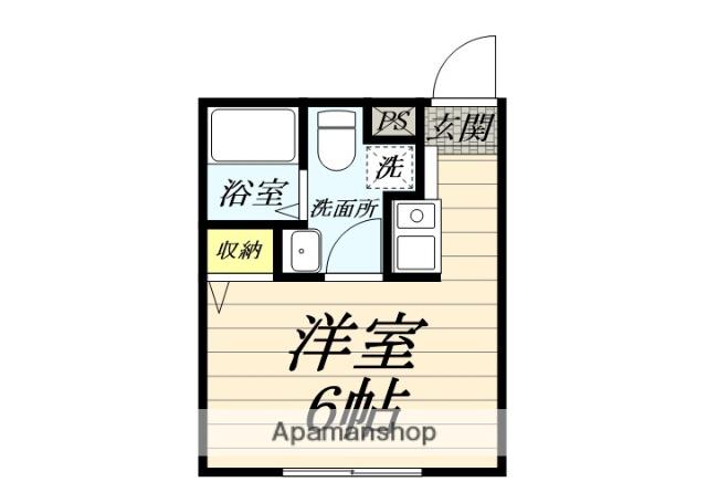 リベルタ秦野(ワンルーム/2階)の間取り写真