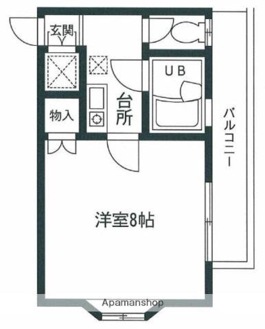 オラクル高谷 2階階 間取り