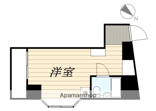 リーヴ西横浜レジデンス(ワンルーム/2階)の間取り写真
