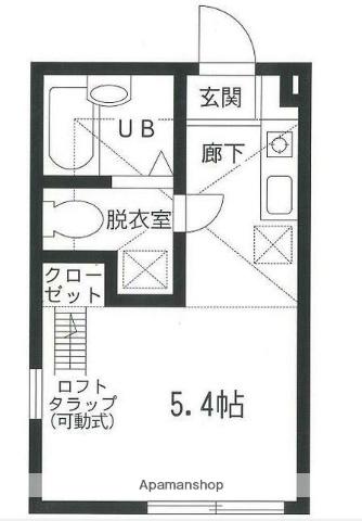 ハーミットクラブハウス弘明寺Ⅱ(ワンルーム/2階)の間取り写真