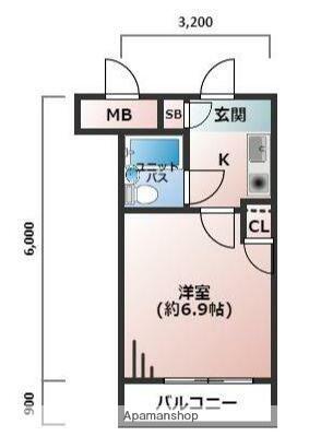 ライオンズマンション横浜山手 3階階 間取り