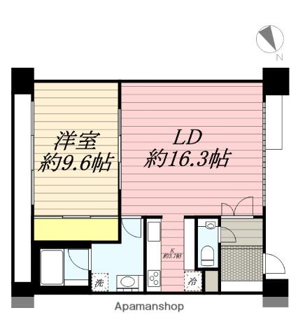 リリファ横濱山下町 7階階 間取り