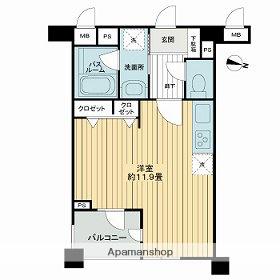 ドメイン横濱元町 3階階 間取り