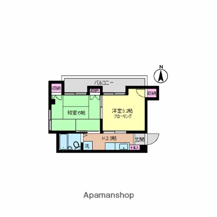 ワンステップ千代崎 4階階 間取り