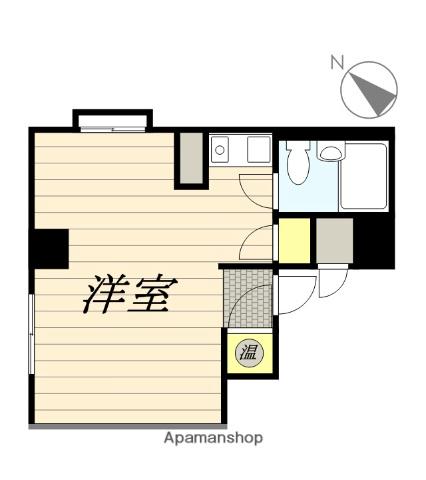 ライオンズマンション平沼第二(ワンルーム/3階)の間取り写真