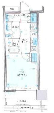 リビオタワー羽沢横浜国大 23階階 間取り