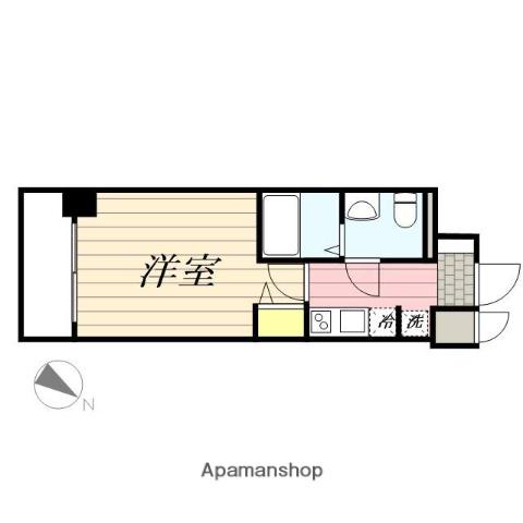 ライジングプレイス桜木町二番館 7階階 間取り