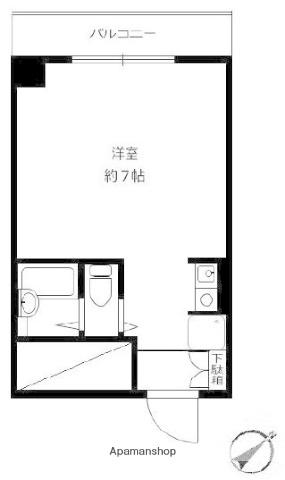 パストラル野毛マリヤ 9階階 間取り