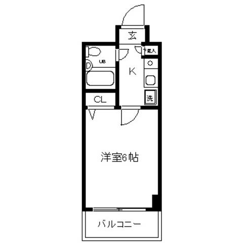 日神パレス吉野町 5階階 間取り
