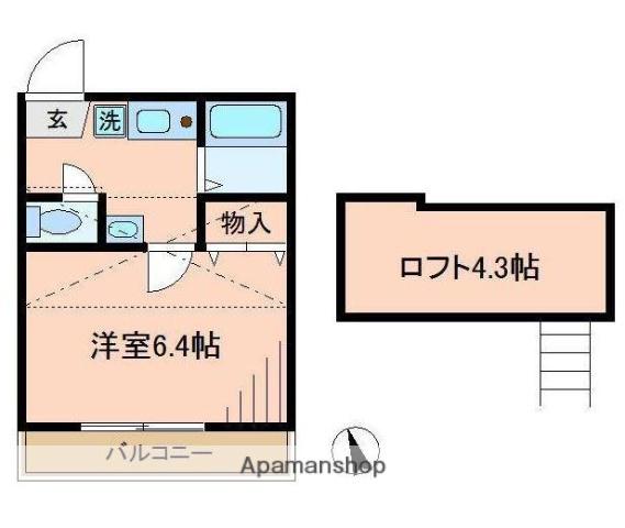 フルール 3階階 間取り