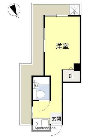 梁山下町ビル 2階階 間取り