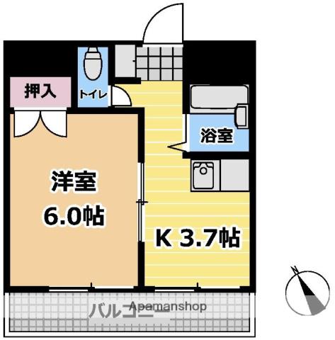 メゾン中山 4階階 間取り