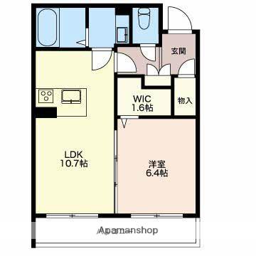 ウェルデンス上所島 壱番館(1LDK/1階)の間取り写真