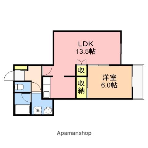 グランデハイツ(1LDK/1階)の間取り写真
