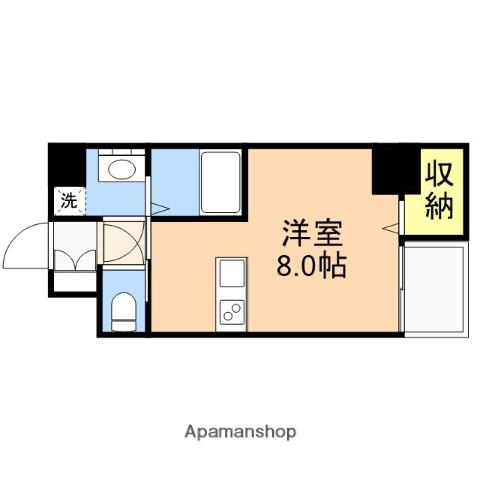 ライフコア駅南(ワンルーム/3階)の間取り写真