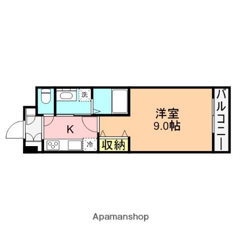 ファーストクラス神道寺(1K/3階)の間取り写真