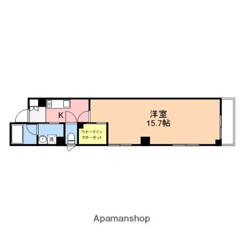 サンジェーヌ本町(1K/3階)の間取り写真