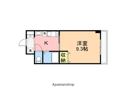アビタシオン・エスプリ(1K/3階)の間取り写真