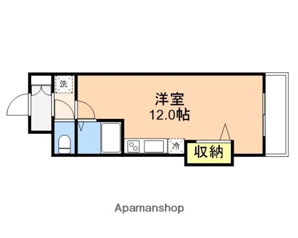 フロマージュ(ワンルーム/2階)の間取り写真