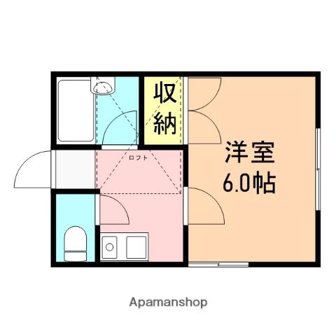 コテージプラネット(1K/1階)の間取り写真