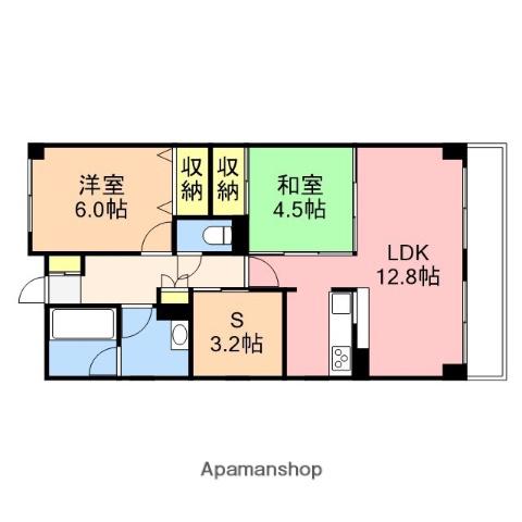 コンフォールプレマ(2SLDK/2階)の間取り写真