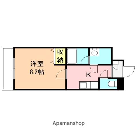 クレールひかり(1K/3階)の間取り写真