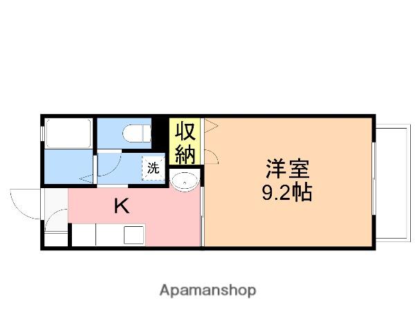 アンシャンテ水道町(1K/1階)の間取り写真