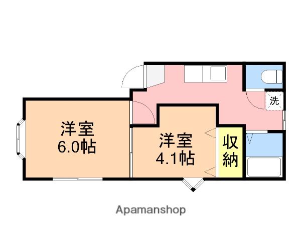 CASA-M(2K/1階)の間取り写真