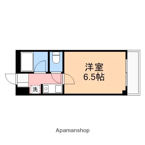 コーポラス万代(1K/3階)の間取り写真