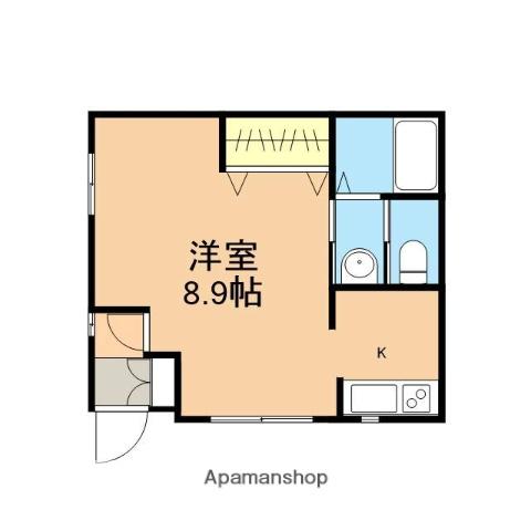 イニエ南万代(ワンルーム/1階)の間取り写真