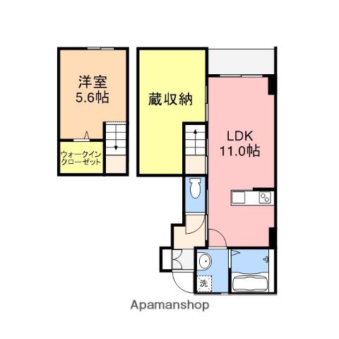 コロネット・リセ(1LDK/1階)の間取り写真