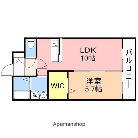 つかさマンション(1LDK/3階)の間取り写真