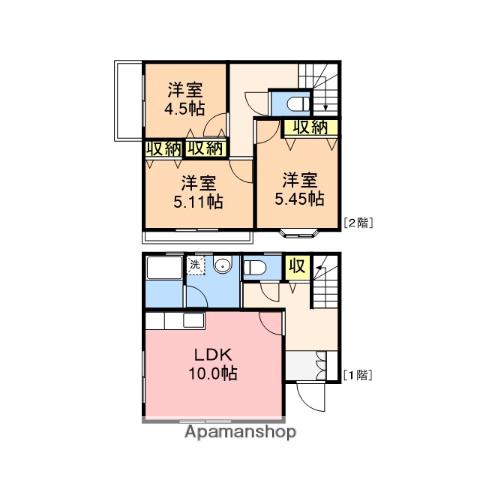 グランセ堀割(3LDK/1階)の間取り写真