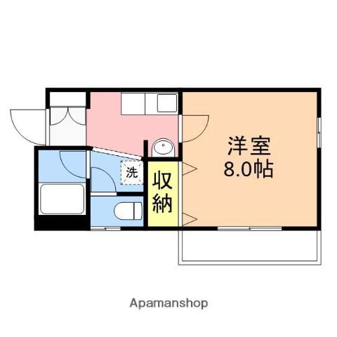 フェアリー(1K/2階)の間取り写真