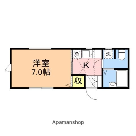 アルビ関屋本村(1K/2階)の間取り写真