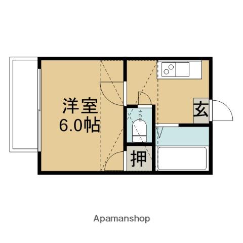 グレイス有明(1K/1階)の間取り写真