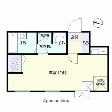 ビラ文京(ワンルーム/2階)の間取り写真