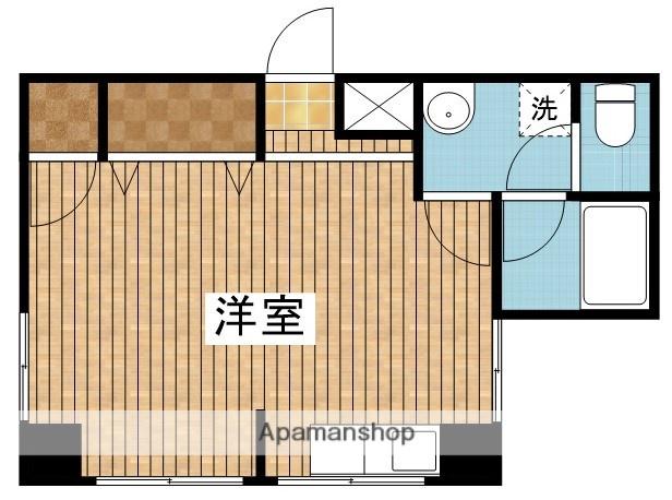 東堀ハイツ(ワンルーム/1階)の間取り写真