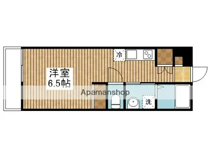 N-VILLAGE紫竹山(ワンルーム/1階)の間取り写真