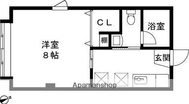 パティ・イーストD(1K/1階)の間取り写真