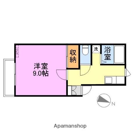 サンクチュアリーハイツⅠ(1K/1階)の間取り写真