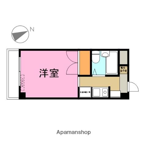 オクトワール長岡中央(ワンルーム/5階)の間取り写真