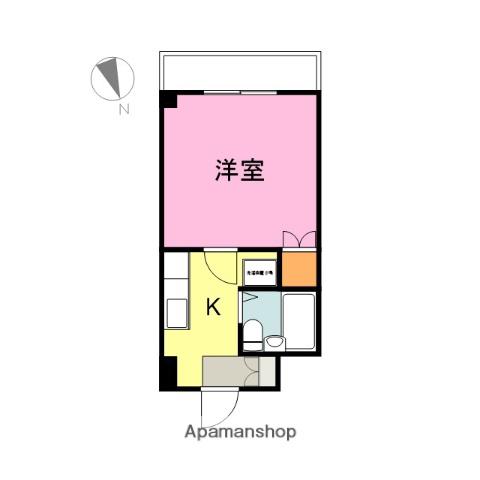 リバティープラザ袋町(1K/5階)の間取り写真