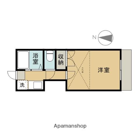 長岡第5レジデンス(1K/1階)の間取り写真