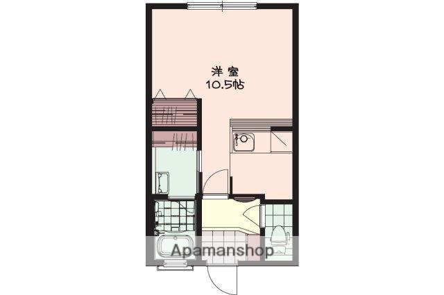 ランドマーク宝4 2(ワンルーム/1階)の間取り写真