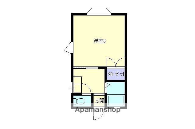 SKファーム5(1K/1階)の間取り写真