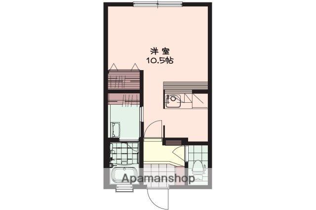 ランドマーク宝4 1(ワンルーム/1階)の間取り写真