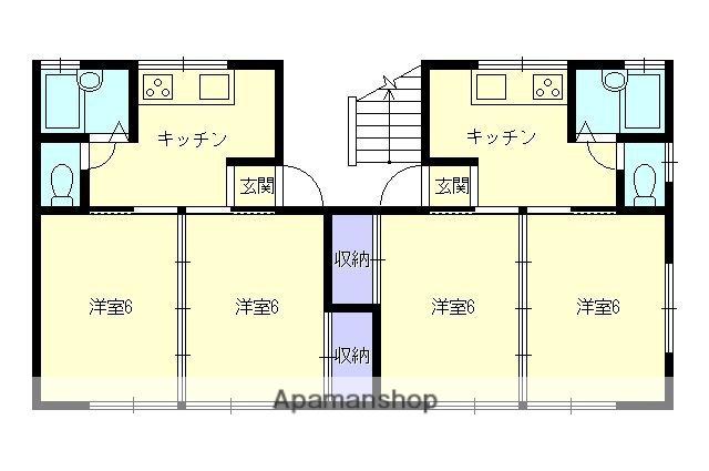 SKファーム3(2K/2階)の間取り写真