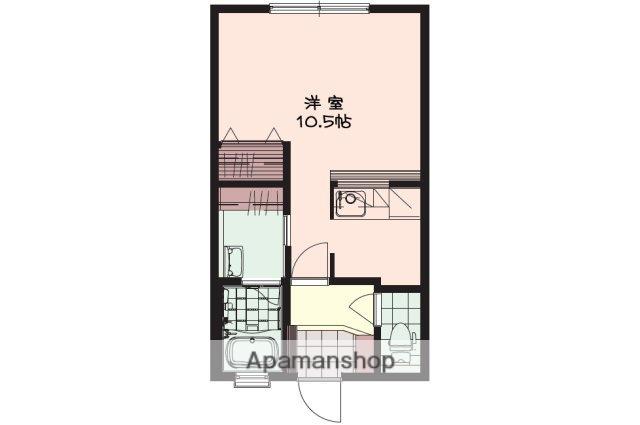 ランドマーク宝4 Ⅲ棟(ワンルーム/2階)の間取り写真